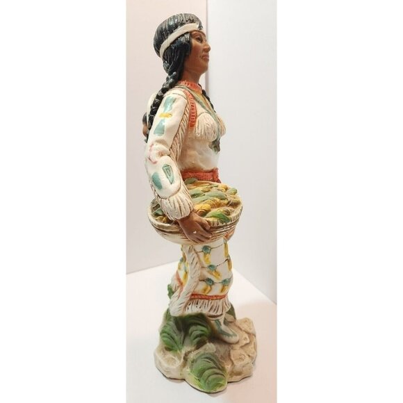 Vtg Universal Statuary Corp Native American Woman w/Baby Signed Kendric 1978 - Picture 8 of 15